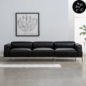 SE.03 3인 4인 모던 가죽소파 천연면피 통가죽 쇼파