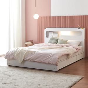 RF 뉴비앙 리노 서랍 LED 조명 침대 SS/Q (매트포함)+방수커버
