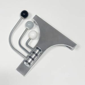 다용도 도어행거 싱크대후크 무타공 3구 회전형 행주걸이