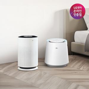 LG 퓨리케어 공기청정기 + 자연기화식 가습기 세트 AS153HWWC+HW500DAS