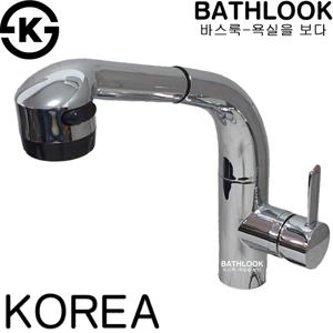 싱크대 원홀수전 KS 국산 VS-100A_싱크대수전 씽크대 주방수전 교체 수도꼭지 용품부속