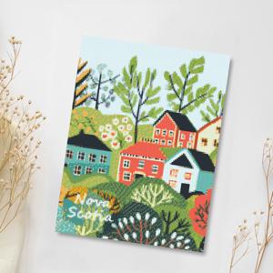 DIY 보석십자수 액자형캔버스_여행시리즈 노바스코샤_(30X40)