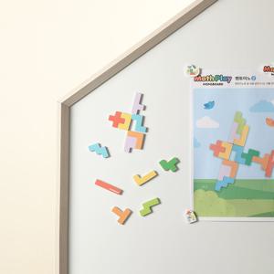 매쓰플레이 / 유아 자석 교구 수막대 펜토미노 탱그램 학습