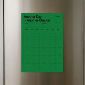 냉장고 메모보드 자석 메모시트 월간캘린더 anotherday