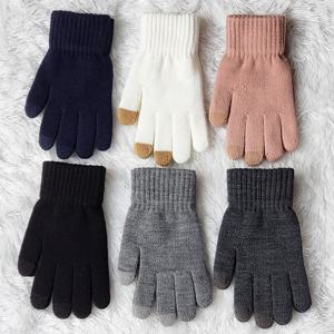 웜 겨울 울기모 방한 남성 여성 터치 장갑 6컬러