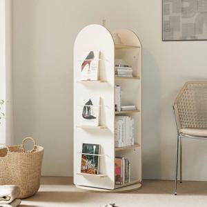 토토리 회전책장 전면 책꽂이 5단 유아 아기 교구장