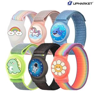 에어태그 시계 손목 스트랩 캐릭터 페브릭 케이스 2세대 호환