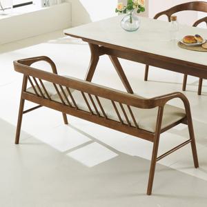 미뉴 원목 3인용 벤치 의자 인테리어 긴 1400 베이지