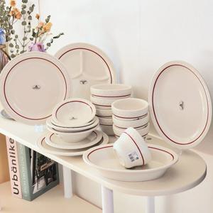 쉐난고 카디날 빈티지 한식 양식 브런치 4인 18p 홈세트