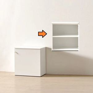 내추럴무드 소파사이드 2단 미니수납장(600 화이트)