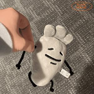 하찮은 회색당근 인형 키링 시험 가방고리 커플 키홀더