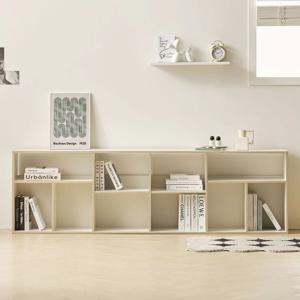 포니 낮은 파티션책장 공간분리 침대옆 2단 책꽂이 2000 서재인테리어