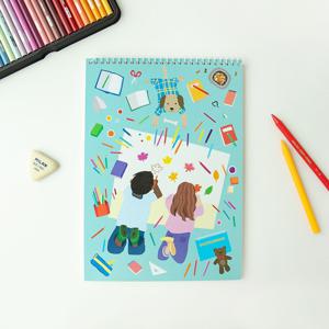 아기와 여행길에 필수! 도톰한 종이에 간편한 종합장 8종