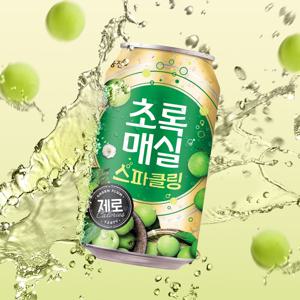 초록매실 스파클링 제로 350mL*24캔