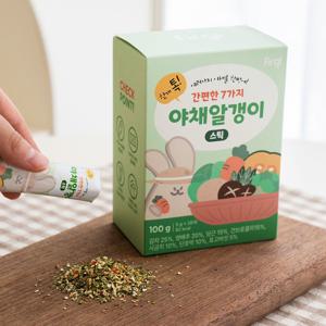 간편하게 톡! 7가지 야채 알갱이 스틱 유아 후리카게 주먹밥 이유식 야채토핑