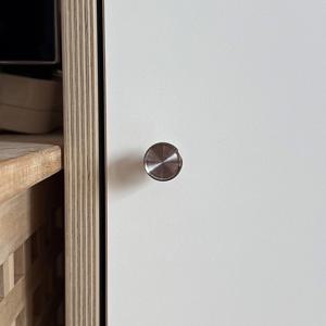 스텐 1구 가구손잡이 KB9199 스테인레스 304 원형 서랍장 옷장 20MM 실버