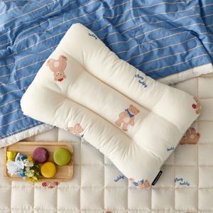 마미허그 소프트워싱 플레이테디 빨아쓰는 경추베개 50x30 베이지