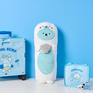 쿨썸머 시럽베어 쿨패브릭 롱필로우