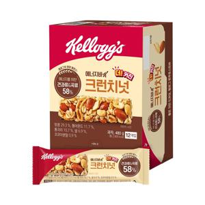 미니시리얼 4봉 증정 + 에너지바 크런치넛 (40g*12개입)*1개