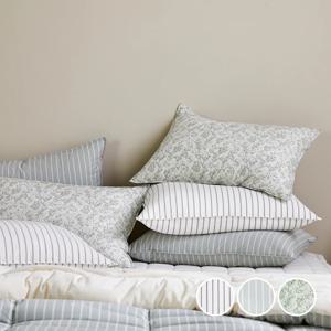 퓨어코튼 60수 고밀도면 베개커버 50x70 3 color