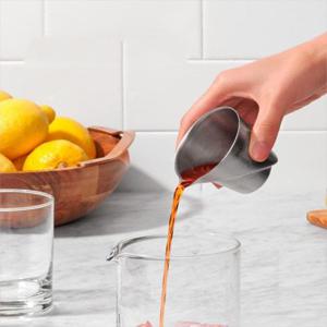 [해외] 일본 각도 계량컵 스테인리스 스틸 저그 2개세트