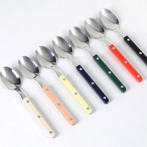 티니블랑 레브 컬러 핸들 스텐 커트러리 디너 스푼 8color 택1