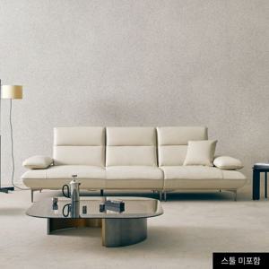 헤드레스트2개증정 퍼스트 컴팩트 4인 스윙기능 론도 소가죽 소파