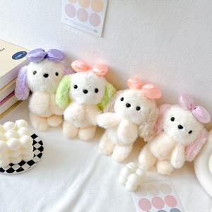 리본 토끼 인형 키링 에어팟 키홀더 가방 파우치 열쇠고리 백참 소품 4종