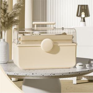 감성 인테리어 수납박스 3size 약통 정리함 구급상자 화장품 수납함 다용도 아크릴보관함