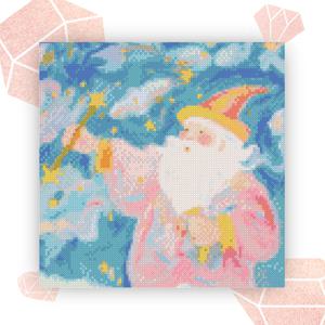 DIY 보석십자수 액자형캔버스_앨리스시리즈 HB12.대마법사 (30X30)