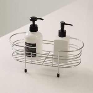 스텐 욕실 선반 1단 화장실 욕조 다용도 수납 세제 정리대 샴푸랙