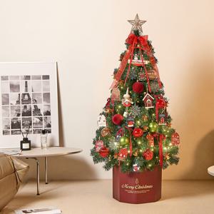 크리스마스트리 PET 풀세트 제니스 와인/골드 1.4M-1.6M-4종+예쁜 가랜드 증정