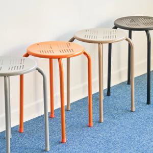 [리퍼] 듀코 철제 스툴 7color