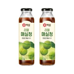 백설 리얼 매실청 310ml*2개