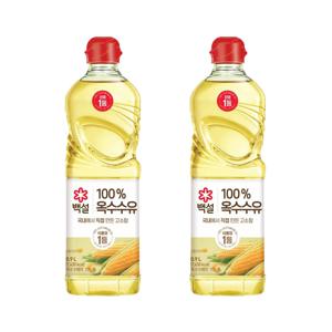 백설 옥수수유 900ml*2개