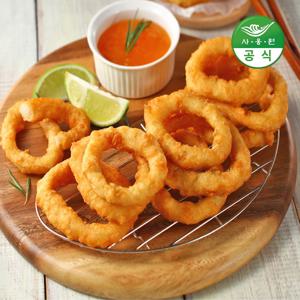 튀김공방 통살오징어링 360g 2개