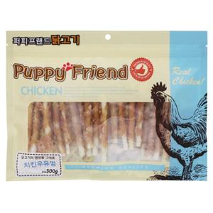 대용량강아지간식 대포장 300g 치킨우유껌