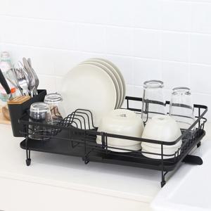노바 스테인레스 익스텐드 1단 식기건조대 물빠짐 싱크대 선반 그릇 정리대