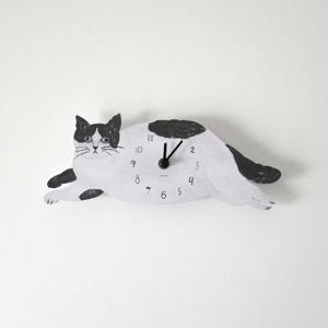 고양이 벽시계 무소음 인테리어 벽꾸미기 001