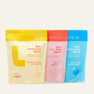올인원 향기 캡슐세제 파우치형 3종세트 (90개입)