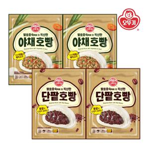 발효증숙 야채호빵/단팥호빵 360g*4개 2종 택1