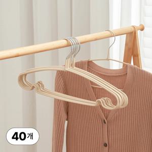 신규 카멜색상 슬림형 논슬립 어깨뿔방지 옷걸이 40p