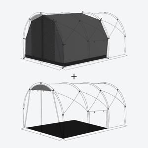 택티컬 필드 터널 4.35 이너텐트 4P + 풋프린트 4P / 블랙