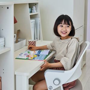 샘키즈 보나 일반책상 높은상부장형
