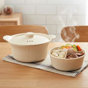 실리콘 계란 찜기 대용량 전자레인지 용기 1250ml