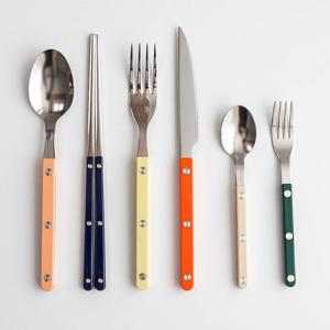 티니블랑 레브 커트러리 6종세트 7색상 디너 나이프 스푼 포크 양식기