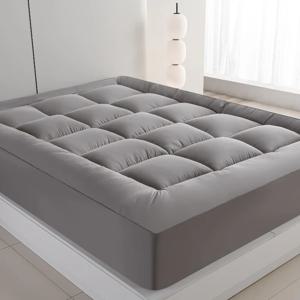 커버형 침대 바닥 매트리스 토퍼 패드 접이식 퀸 매트
