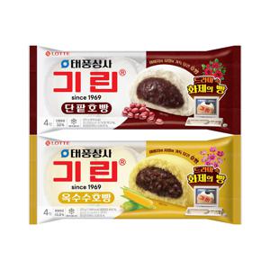 팥호빵(4입) + 옥수수호빵(4입) (총8입)