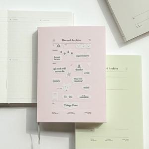 2026 레코드 아카이브 B6 다이어리