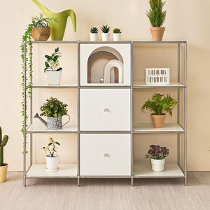 매니아 미드센츄리 1200 장식장 화분 선반 피규어 진열장